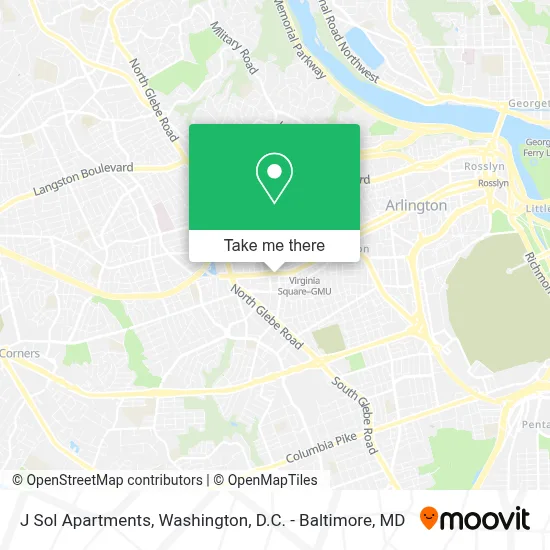 J Sol Apartments map