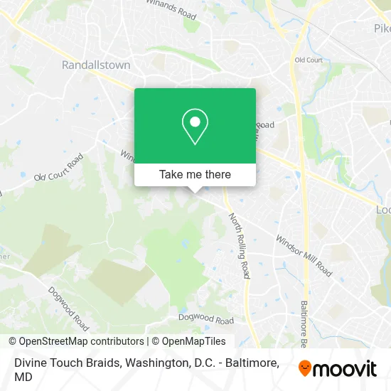 Divine Touch Braids map