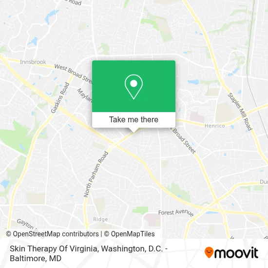 Skin Therapy Of Virginia map