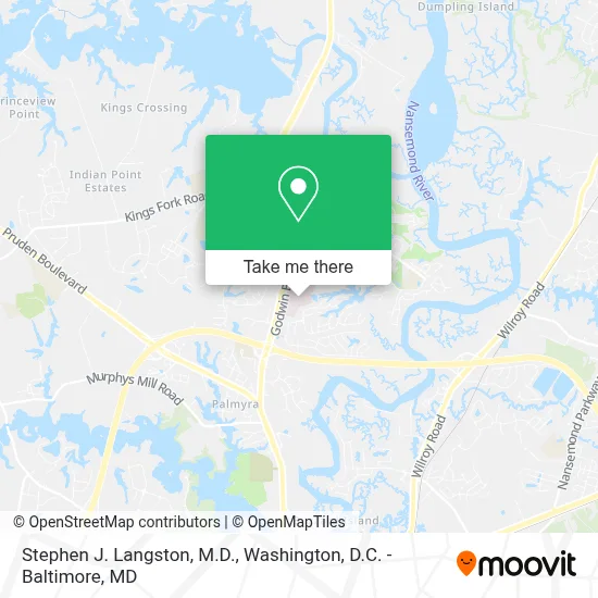 Stephen J. Langston, M.D. map