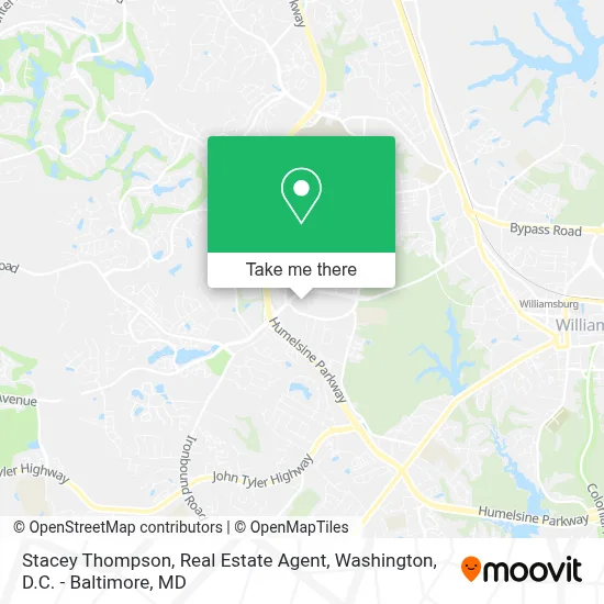 Stacey Thompson, Real Estate Agent map