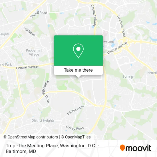 Tmp - the Meeting Place map