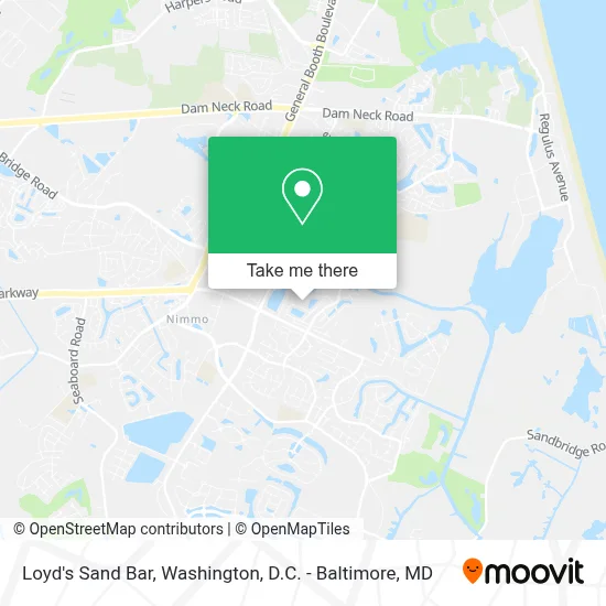 Loyd's Sand Bar map