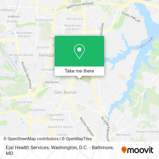 Ejal Health Services map