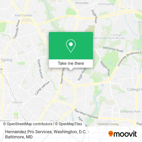 Hernandez Pro Services map
