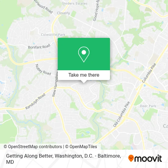 Getting Along Better map