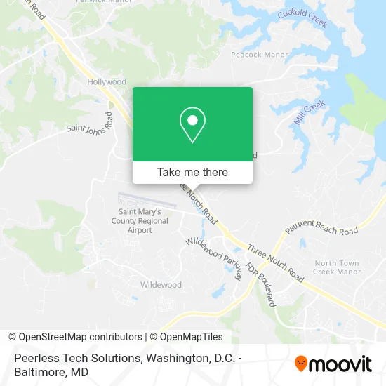 Peerless Tech Solutions map