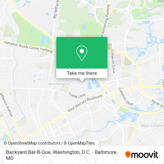Backyard Bar-B-Que map