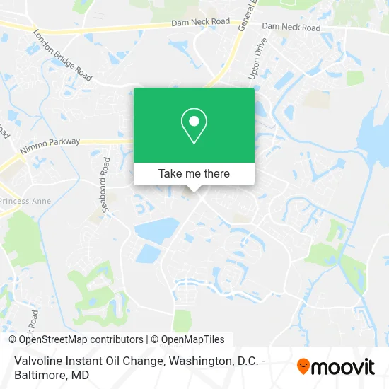 Valvoline Instant Oil Change map