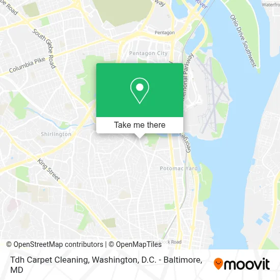 Tdh Carpet Cleaning map