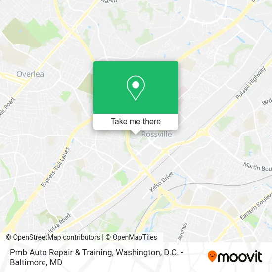 Pmb Auto Repair & Training map