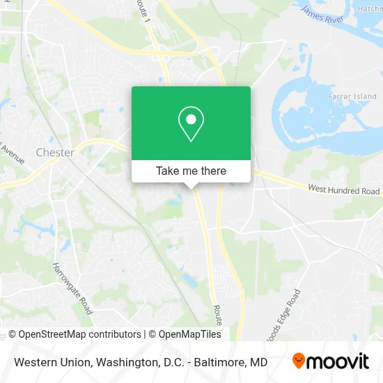 Western Union map