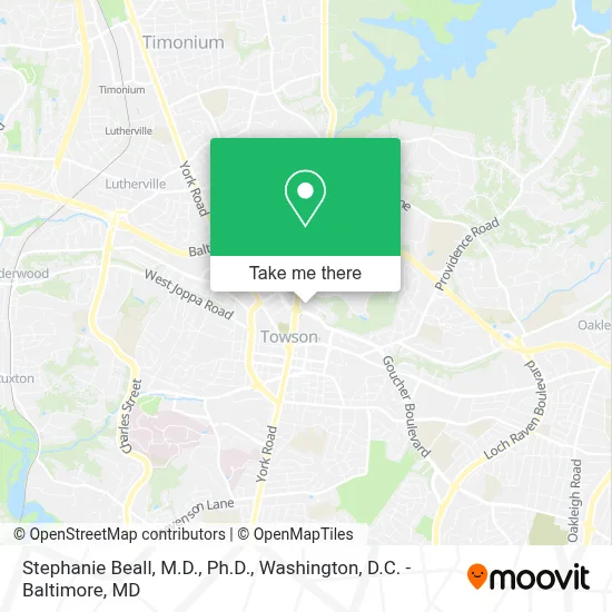 Stephanie Beall, M.D., Ph.D. map