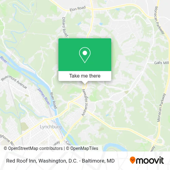 Red Roof Inn map