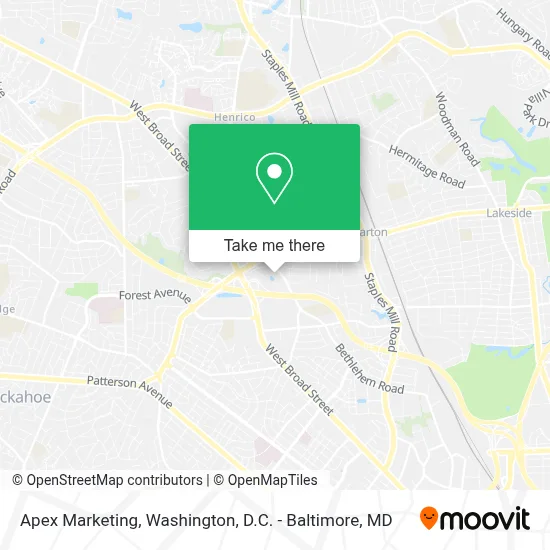 Apex Marketing map
