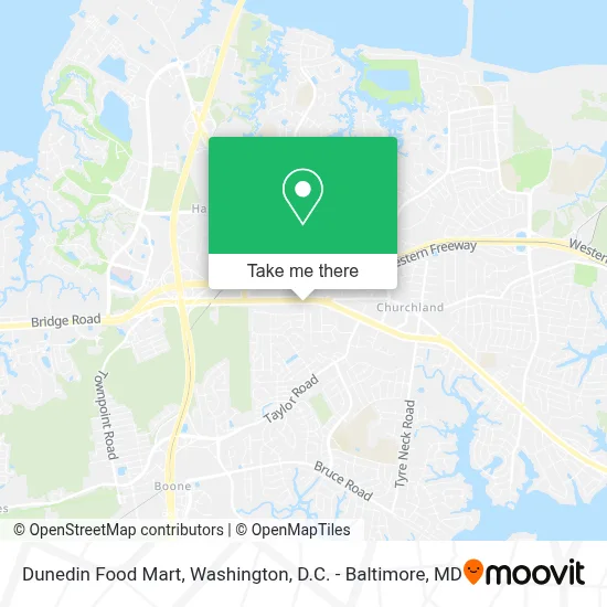 Dunedin Food Mart map