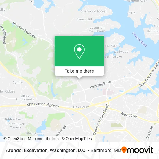 Arundel Excavation map
