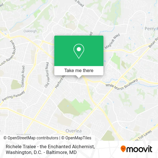 Richele Tralee - the Enchanted Alchemist map
