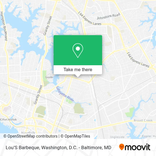 Lou’S Barbeque map