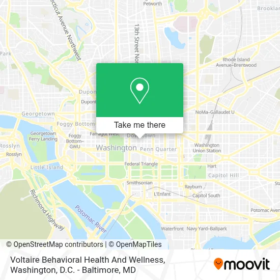 Voltaire Behavioral Health And Wellness map