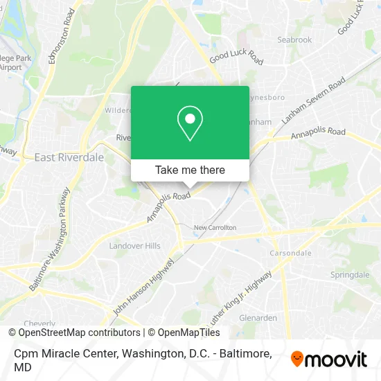 Cpm Miracle Center map