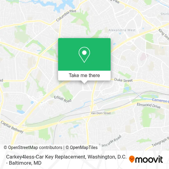 Carkey4less-Car Key Replacement map