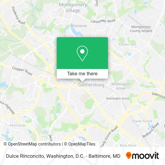Dulce Rinconcito map