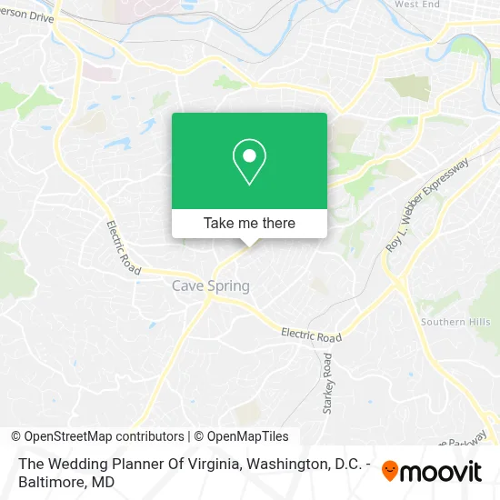 The Wedding Planner Of Virginia map