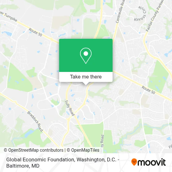 Global Economic Foundation map