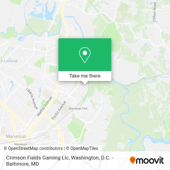 Crimson Fields Gaming Llc map