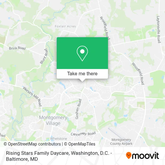 Rising Stars Family Daycare map
