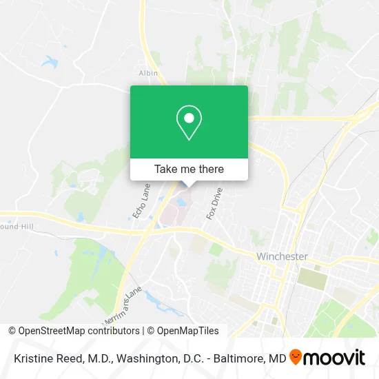 Kristine Reed, M.D. map