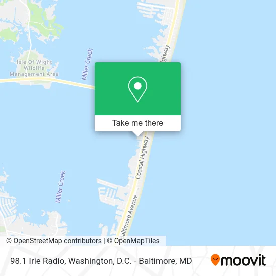 98.1 Irie Radio map