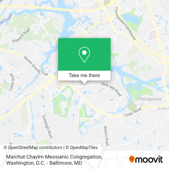 Malchut Chayim Messianic Congregation map