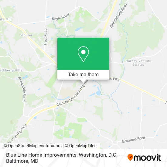 Blue Line Home Improvements map