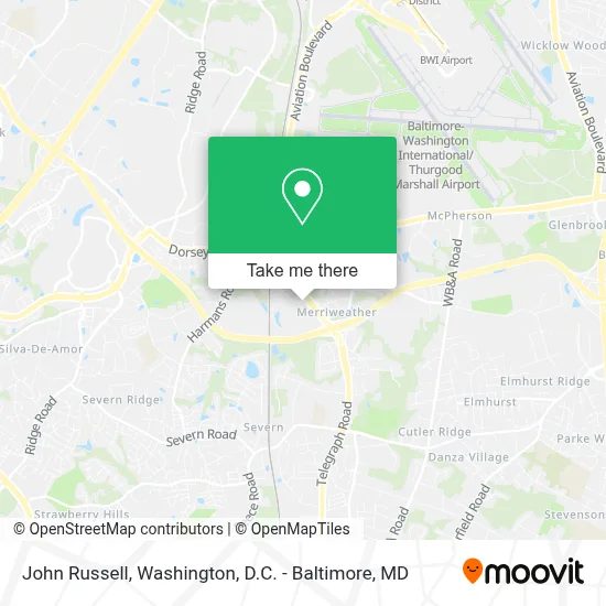 John Russell map