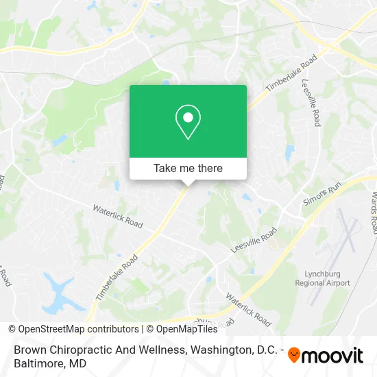 Brown Chiropractic And Wellness map