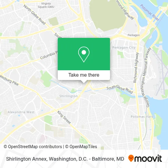 Shirlington Annex map