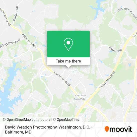 David Weadon Photography map