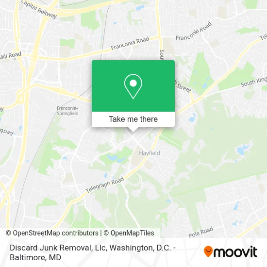 Discard Junk Removal, Llc map