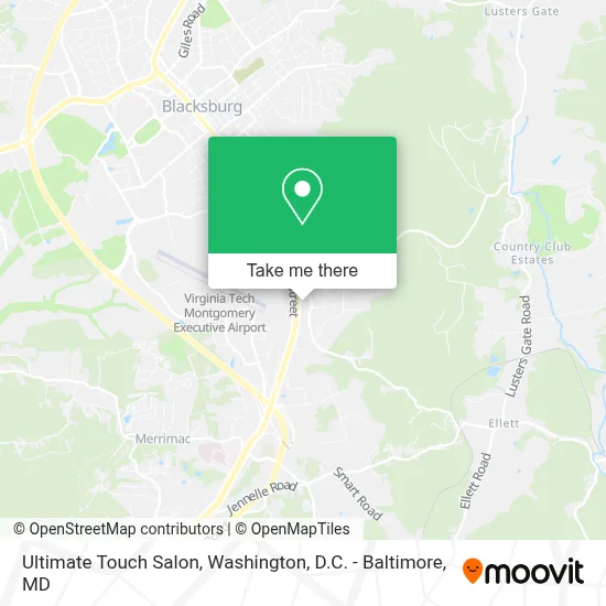 Ultimate Touch Salon map