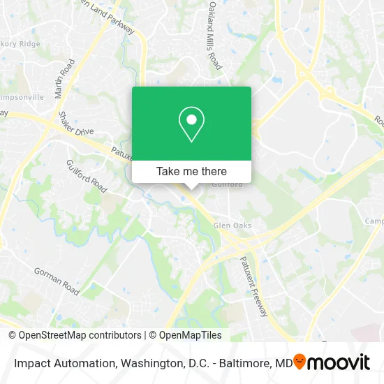 Impact Automation map