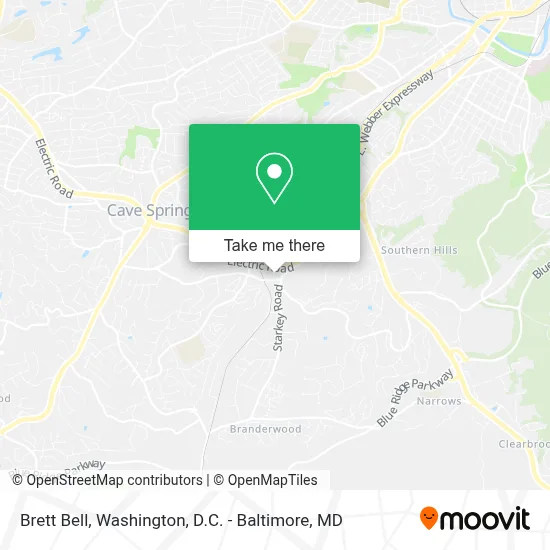 Brett  Bell map