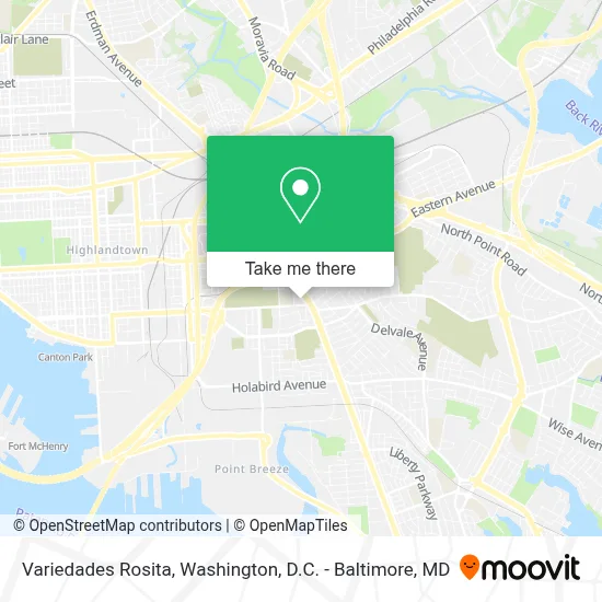 Variedades Rosita map