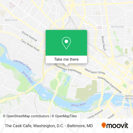 The Cask Cafe map