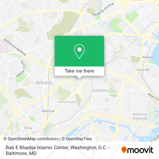 Bab E Khadija Islamic Center map