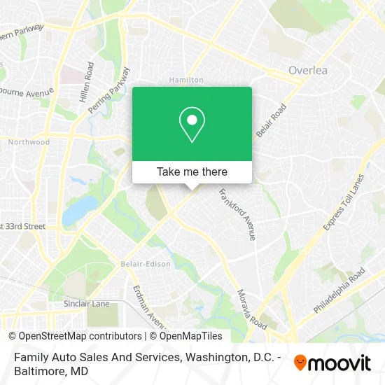 Family Auto Sales And Services map