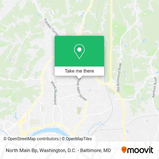 North Main Bp map