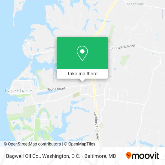 Bagwell Oil Co. map
