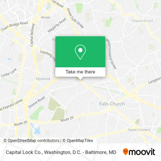 Capital Lock Co. map